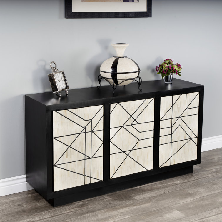 Greta 59" Bone Inlay and MDF Modern Sideboard