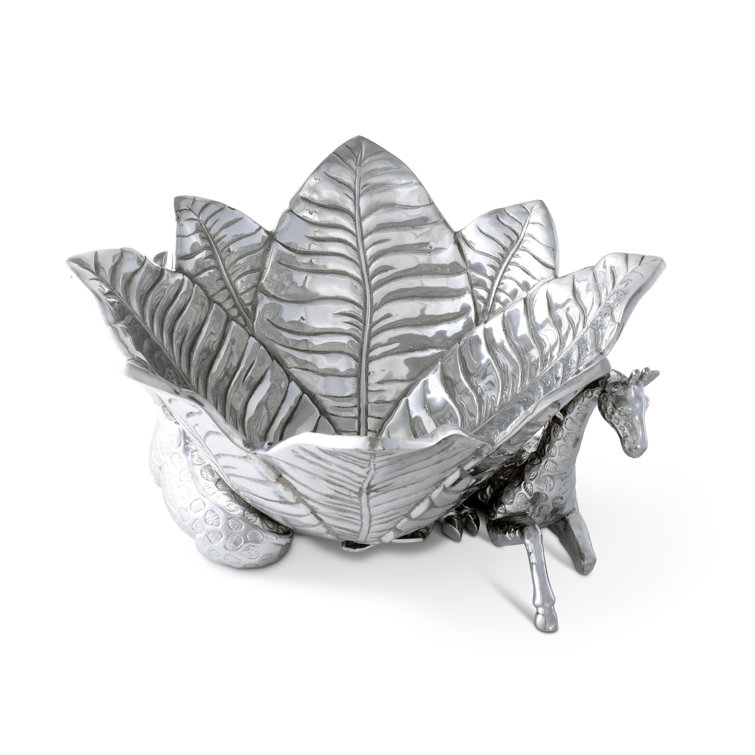 Safari Aluminum Giraffe Leaf Ice Bucket