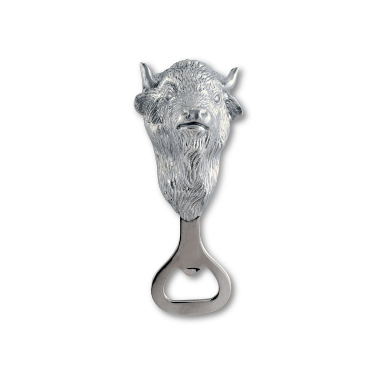 Handcrafted Stainless Steel Buffalo Bottle Opener