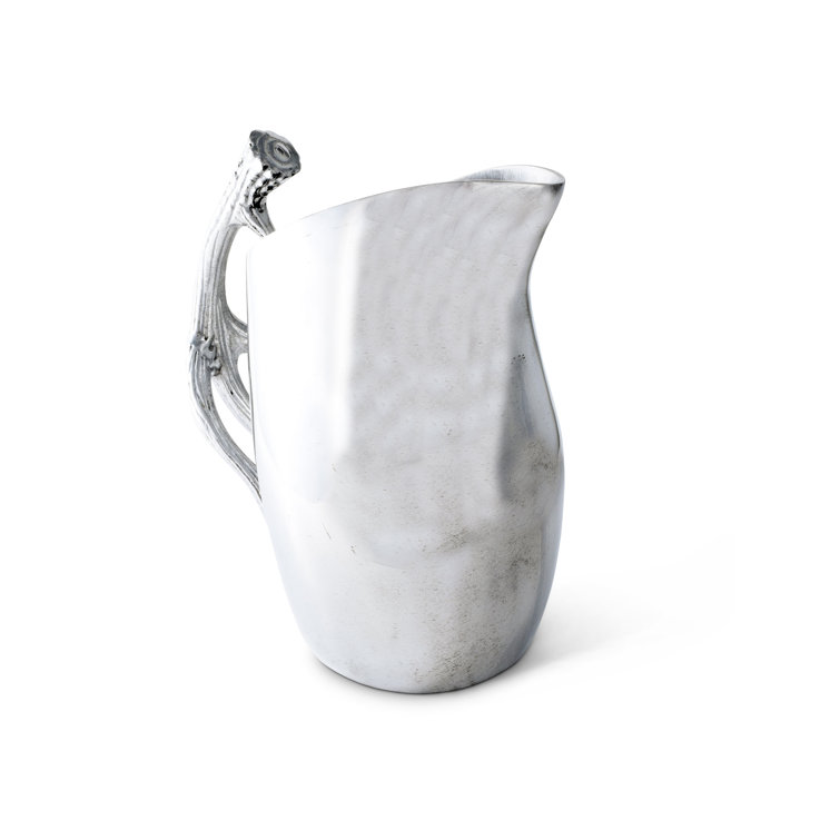 Rustic Aluminum Antler Handle 104 oz Pitcher