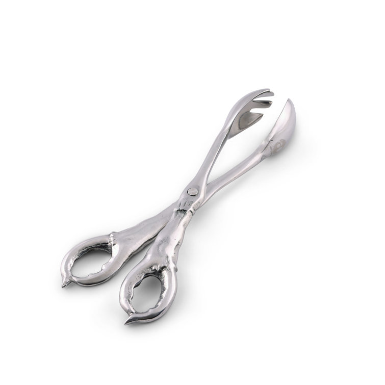 Arthur Court Coastal Aluminum Crab Serving Tongs