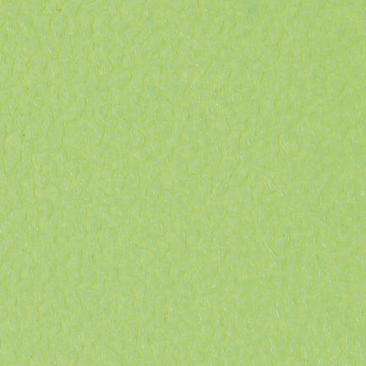 Lime Green and White Armless Metal Stacking Chair with Casters