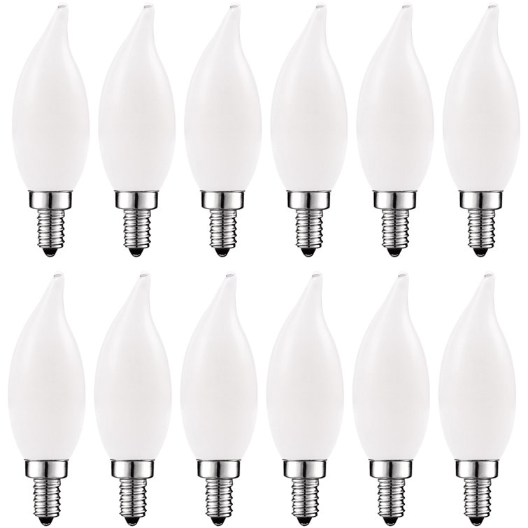 5 Watt Frosted Dimmable LED Candelabra Light Bulbs