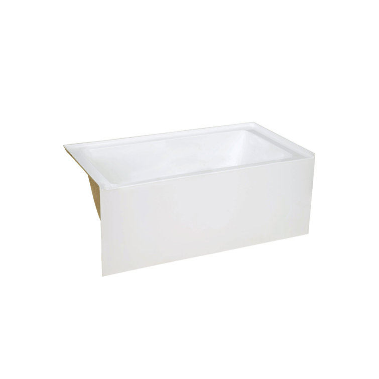 Voltaire 32" White Acrylic Alcove Bathtub with Apron