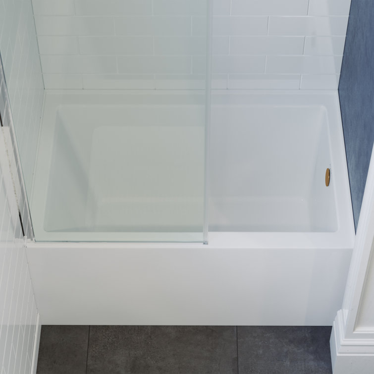Voltaire 32" White Acrylic Alcove Bathtub with Apron