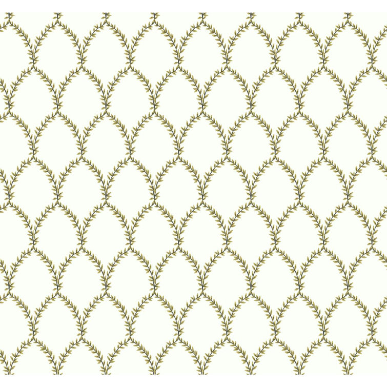 Gold and White Grasscloth Removable Wallpaper Roll