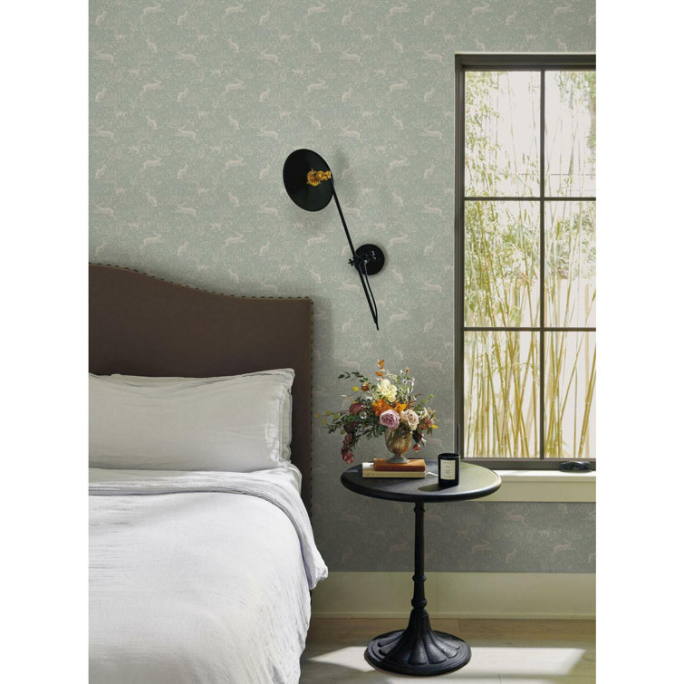27" Mineral Nonwoven Woodland Fable Wallpaper