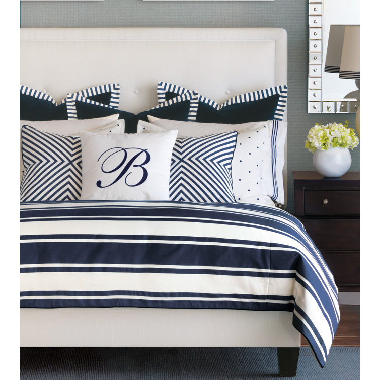 Coastal Charm Twin Cotton Duvet Set with Euro & Standard Shams