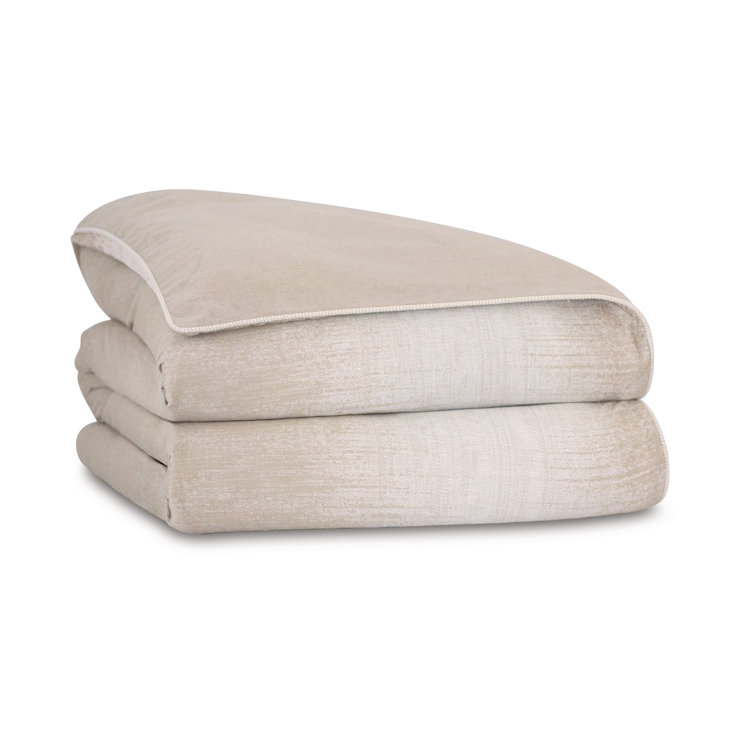 Super Queen Beige Cotton Blend Ombre Comforter
