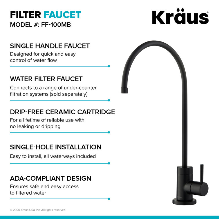 Matte Black Commercial Style Pull-Down Kitchen Faucet with Spray