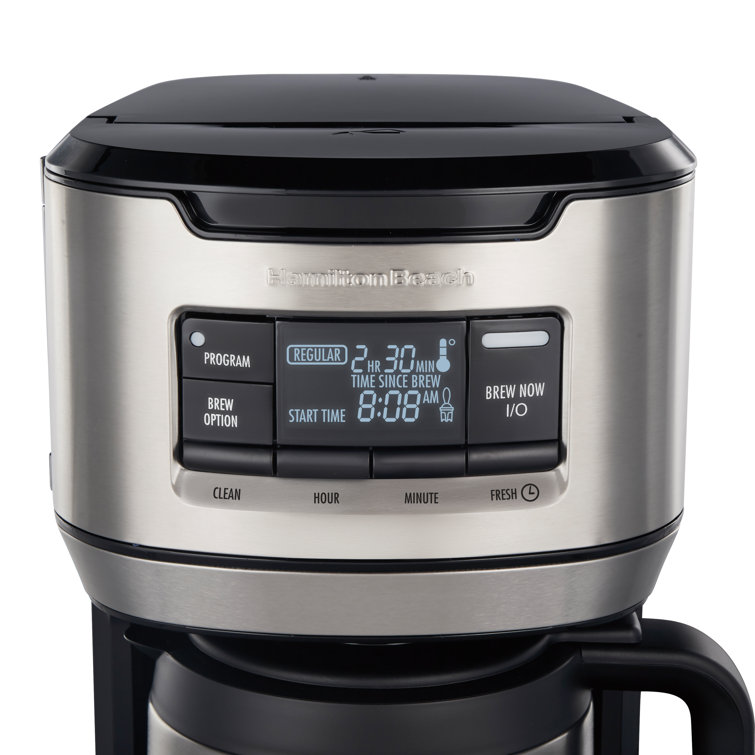 Hamilton Beach® FrontFill 12 Cup Programmable Coffee Maker with Thermal Carafe