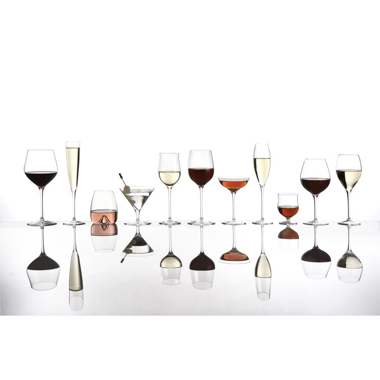 Elegance Clear Crystal Coupe Glass Set of 2