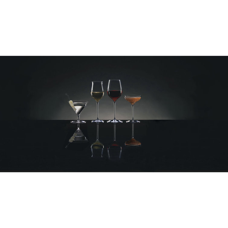 Elegance Clear Crystal Coupe Glass Set of 2