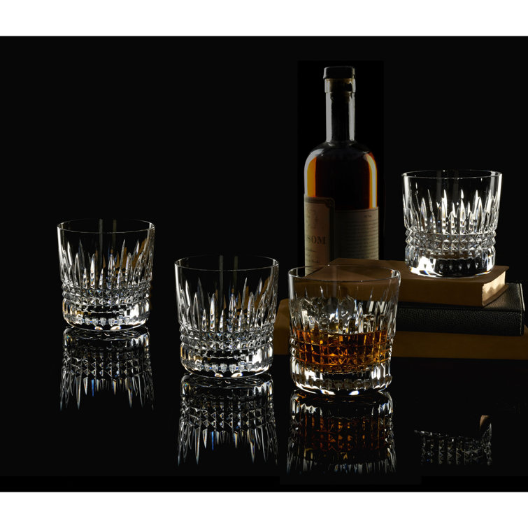 Classic 7 oz Clear Crystal Handcrafted Tumblers Set