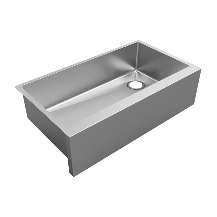 36" Stainless Steel Farmhouse Single Bowl Sink