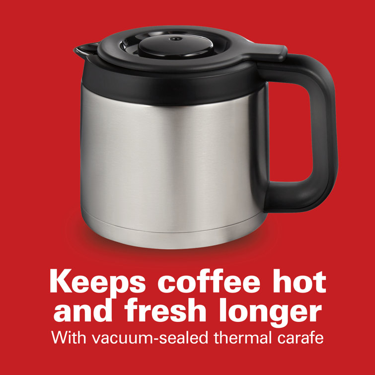 Hamilton Beach® FrontFill 12 Cup Programmable Coffee Maker with Thermal Carafe