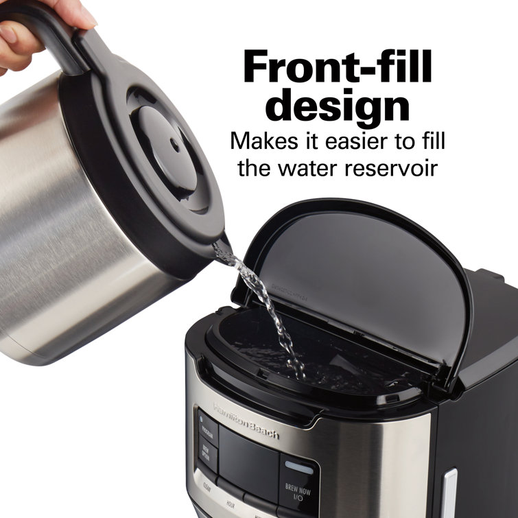 Hamilton Beach® FrontFill 12 Cup Programmable Coffee Maker with Thermal Carafe