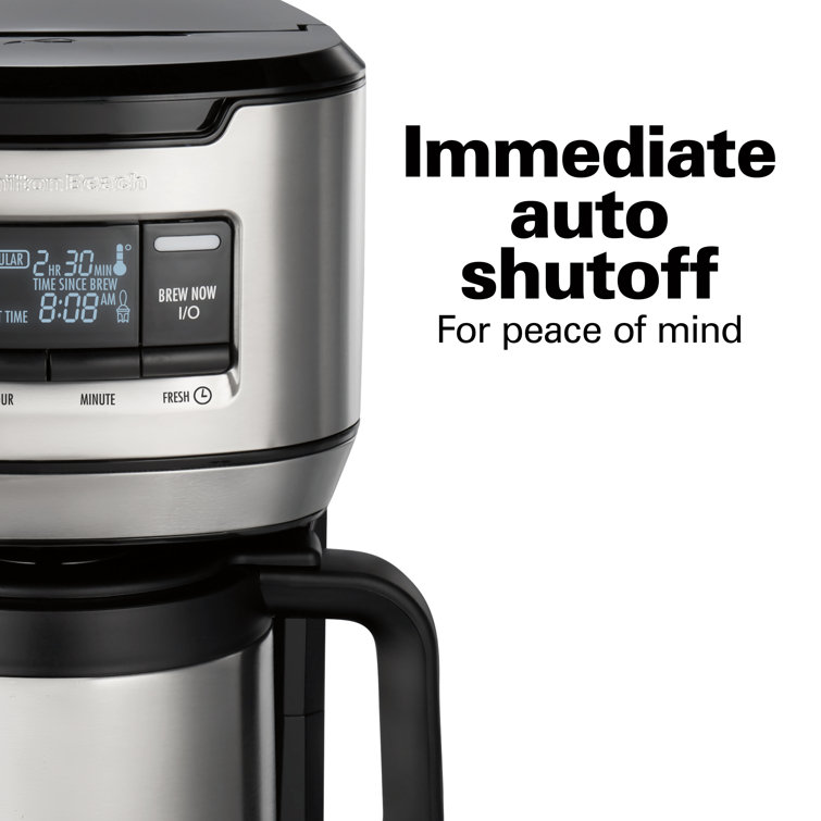 Hamilton Beach® FrontFill 12 Cup Programmable Coffee Maker with Thermal Carafe