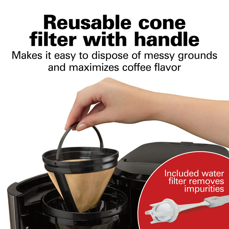 Hamilton Beach® FrontFill 12 Cup Programmable Coffee Maker with Thermal Carafe