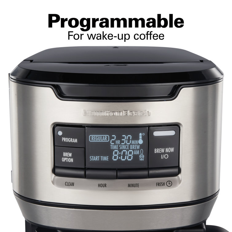 Hamilton Beach® FrontFill 12 Cup Programmable Coffee Maker with Thermal Carafe