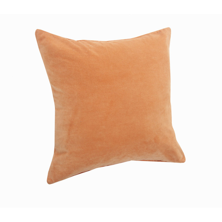 Pine Green Velvet Cotton 20" Square Throw Pillow