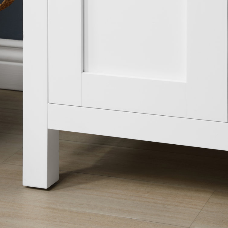 Tahoe 42" Pure White Engineered Stone Single Sink Vanity Set