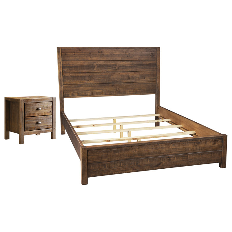 Montauk Solid Wood 2 Piece Bedroom Set