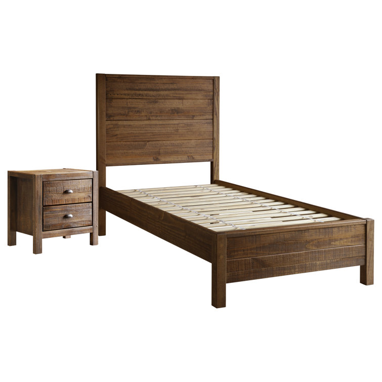 Montauk Solid Wood 2 Piece Bedroom Set