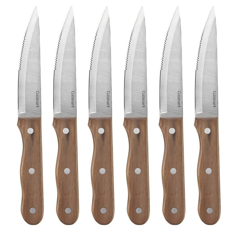 Cuisinart 7 Piece Triple Rivet Walnut Steak Knife Set