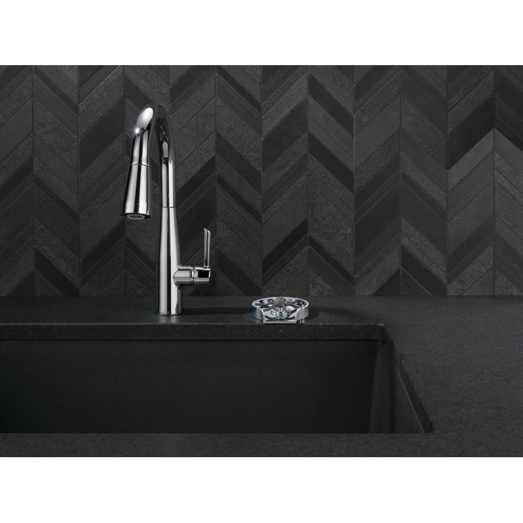 Chrome Stainless Steel Modern Glass Rinser