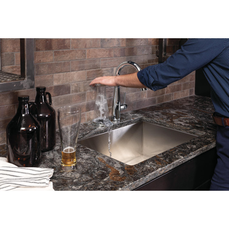 Chrome Stainless Steel Modern Glass Rinser