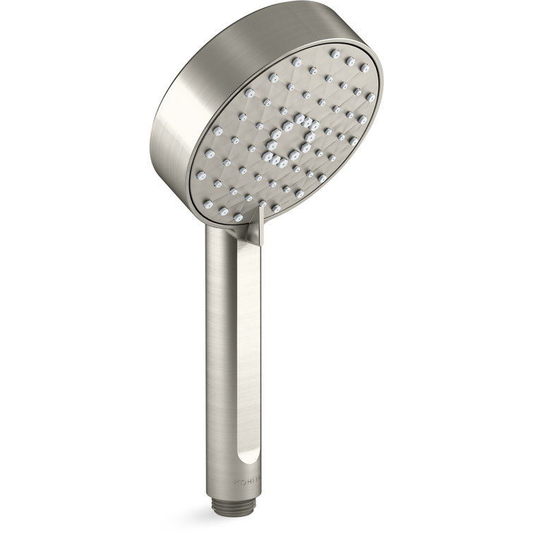 Vibrant Brushed Nickel Multifunction Handheld Shower Head