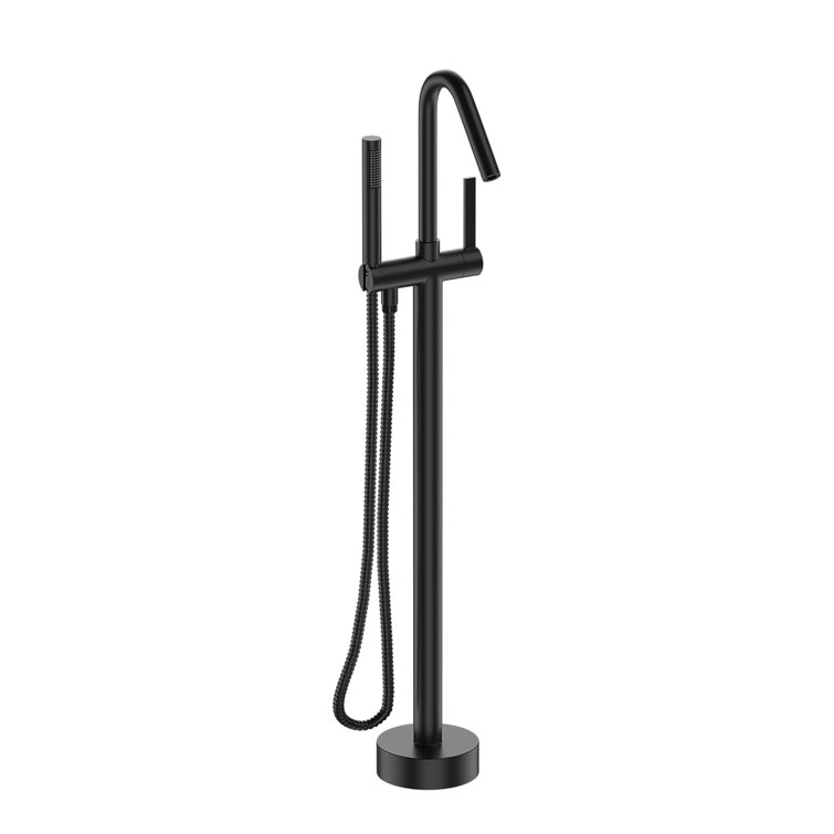 Oil Rubbed Bronze Freestanding Tub Filler with Handshower