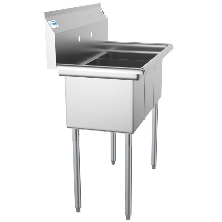 36'' Stainless Steel Triple Bowl Commercial Kitchen Sink