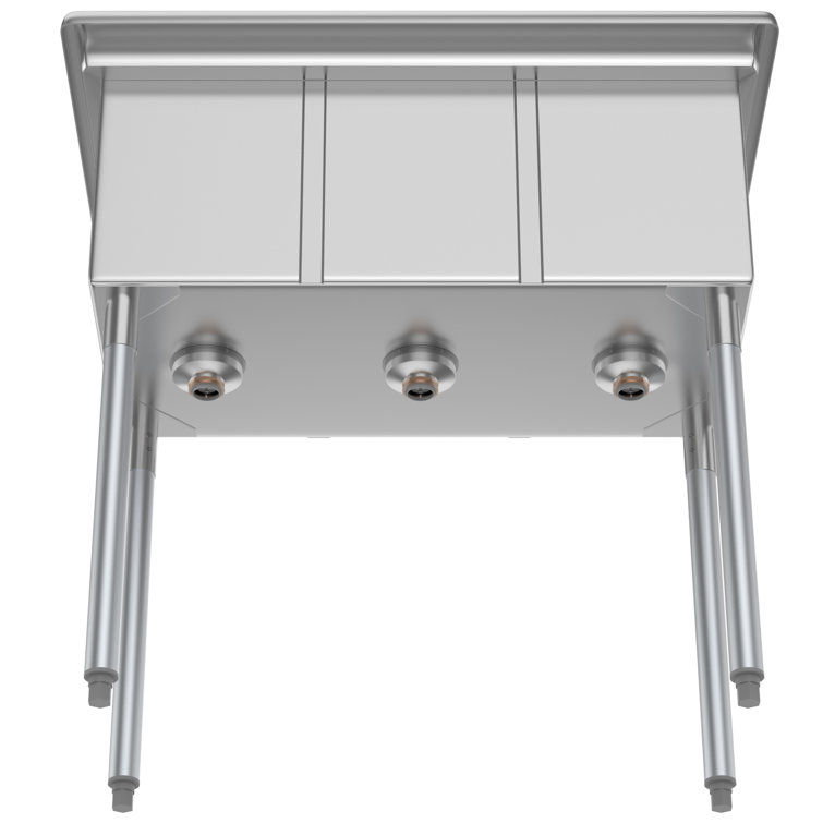 36'' Stainless Steel Triple Bowl Commercial Kitchen Sink