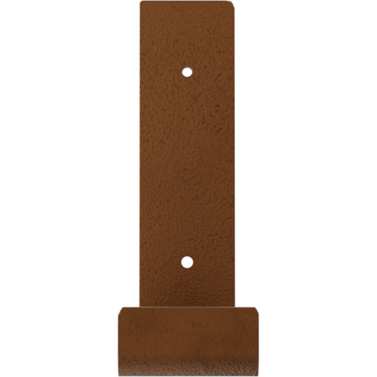 Hammered Copper 2"W x 12"D x 7"H Steel Shelf Bracket