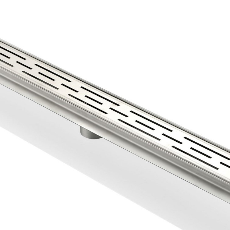 48" Stainless Steel Linear Shower Drain with Grate