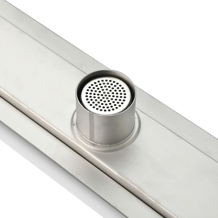 48" Stainless Steel Linear Shower Drain with Grate