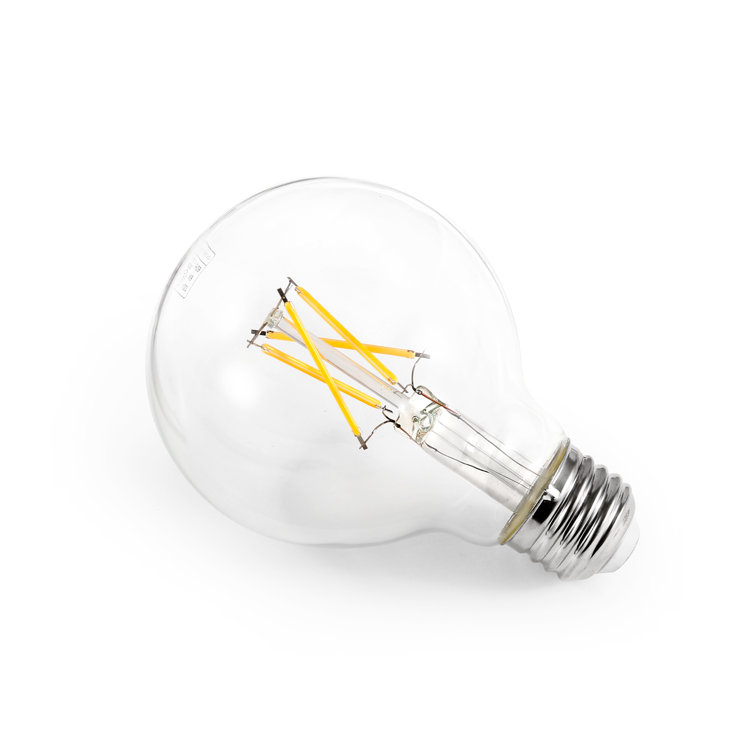 Niva G25 Clear LED Filament Bulb 2700K Dimmable Energy-Saver