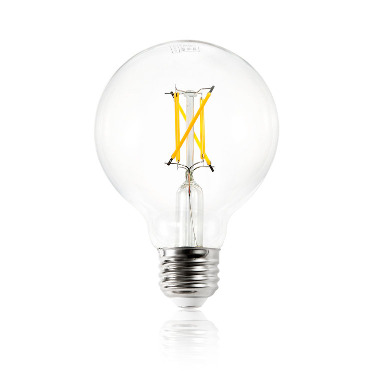 Niva G25 Clear LED Filament Bulb 2700K Dimmable Energy-Saver