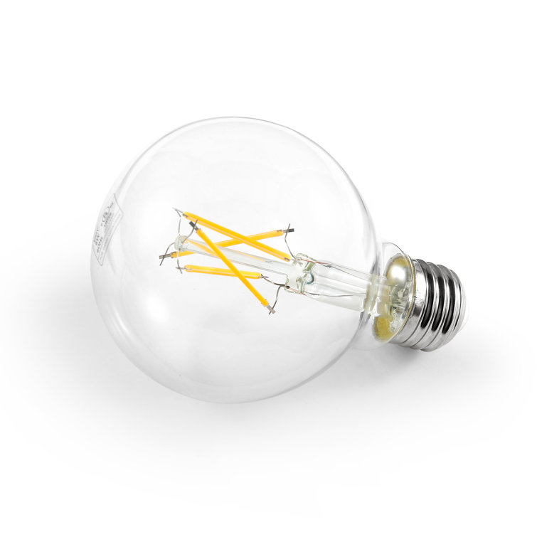 Niva G25 Clear LED Filament Bulb 2700K Dimmable Energy-Saver