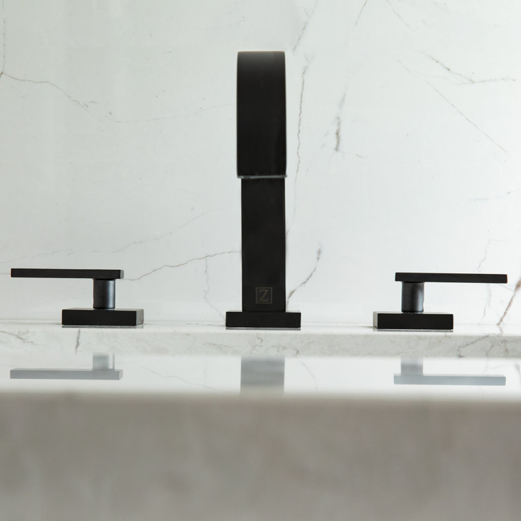 Matte Black Nickel Widespread Bathroom Faucet