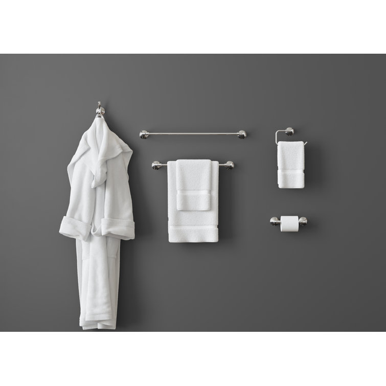 Polished Chrome Wall Mounted Toilet Paper Holder with Swing Arm