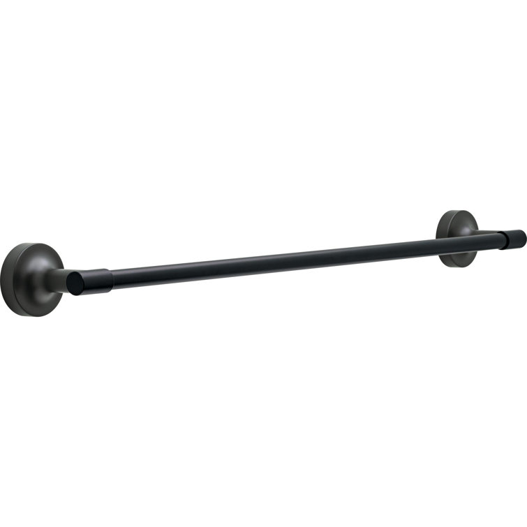 Matte Black Metal 4-Piece Bathroom Hardware Set