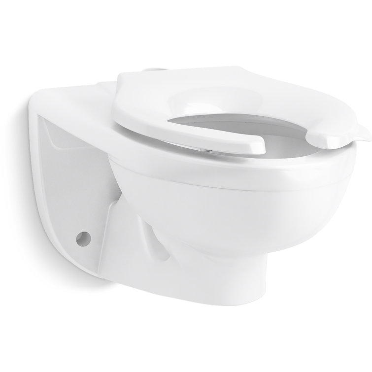 Kingston Ultra Elongated Wall-Hung Toilet with Top Spud - White