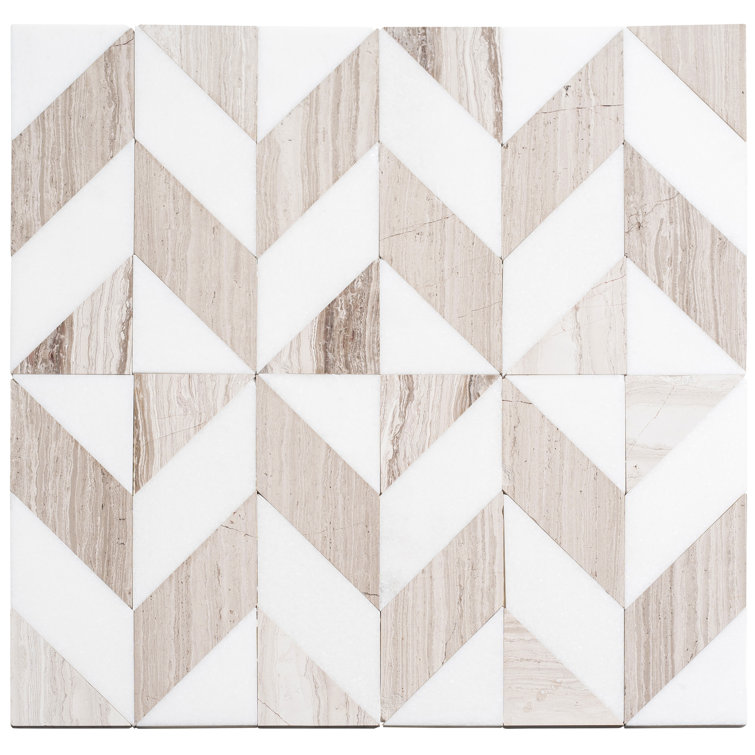 Este Natural Stone Chevron Pattern Mosaic Tile