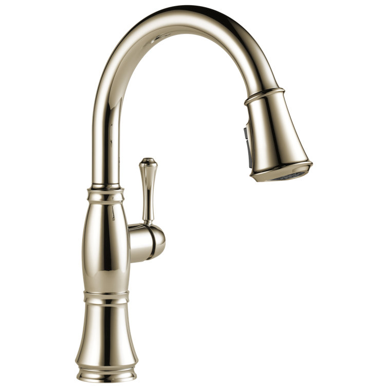 Classic Nickel Pull-Down Kitchen Faucet with Magnetic Docking Spray Head