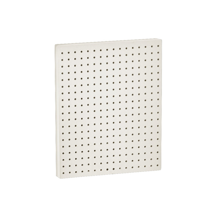 Solid White Plastic Pegboard Wall Panel, 16" x 20", 2-Pack