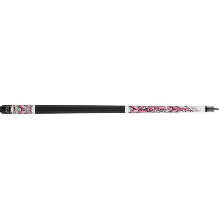 Athena Pink Hearts and Thorns 19oz Wood Pool Cue