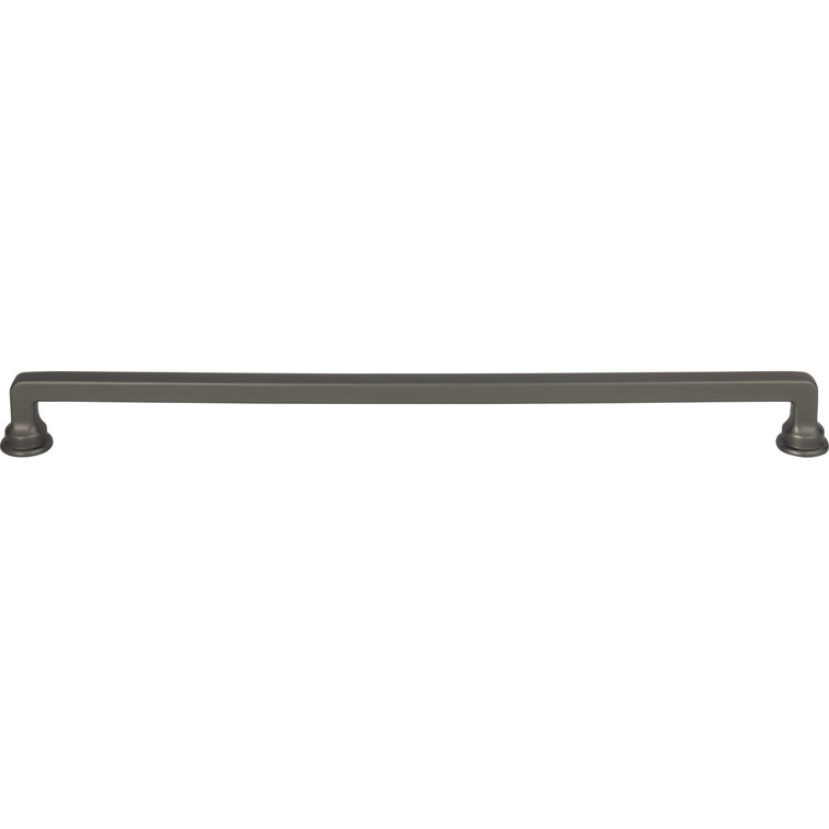 Polished Nickel 12" Bar Pull Handle with Mounting Hardware